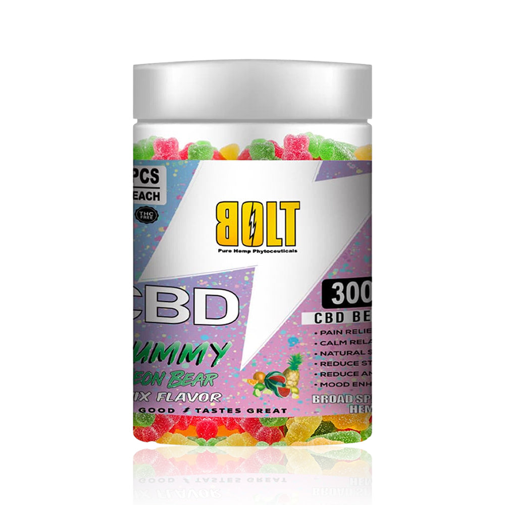 BOLT CBD Gummy Bears – 3000mg 120 Count - SVAB