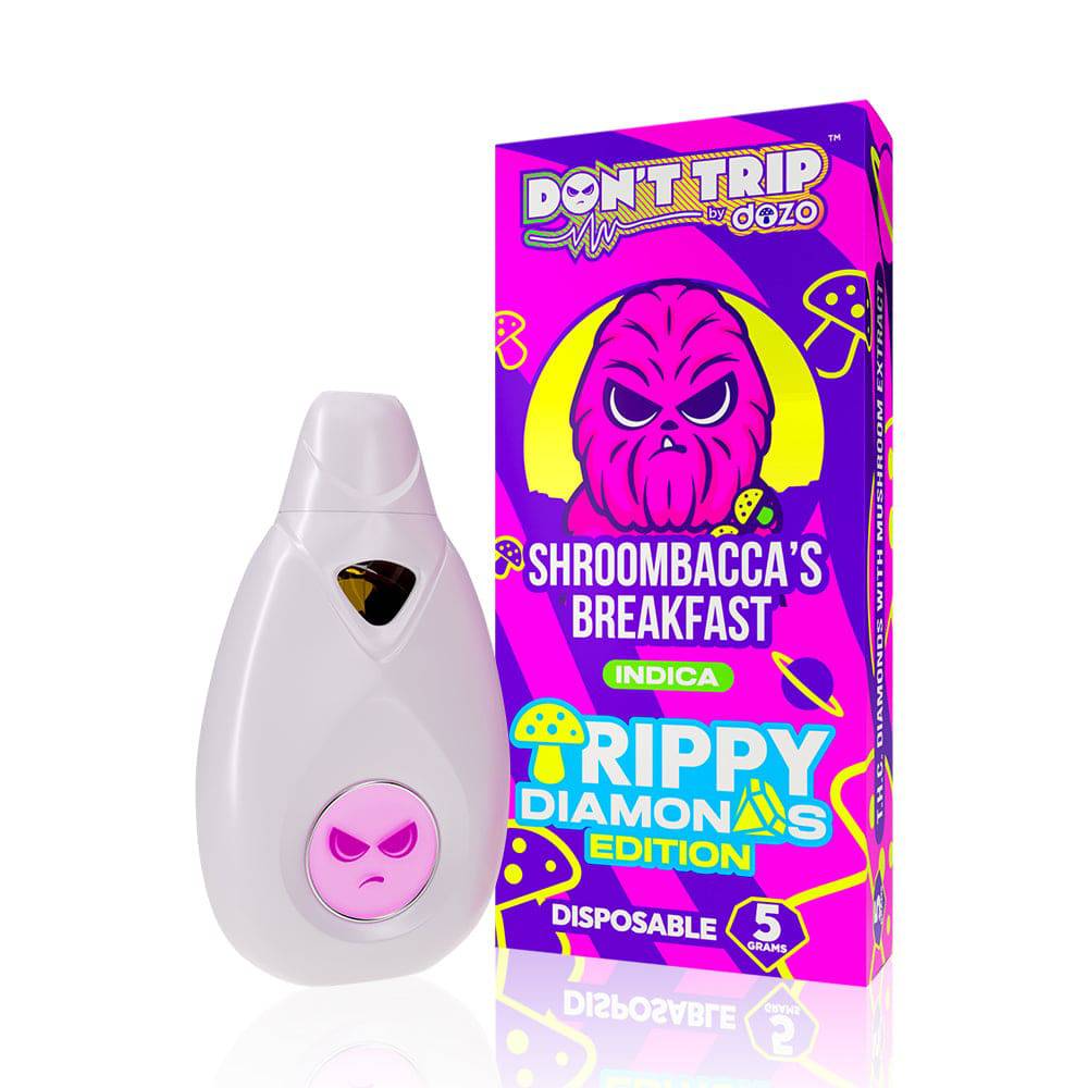 DOZO DONT TRIP MUSHROOM EXTRACT + THC TRIPPY DIAMONDS DELTA VAPE - 5G - SVAB