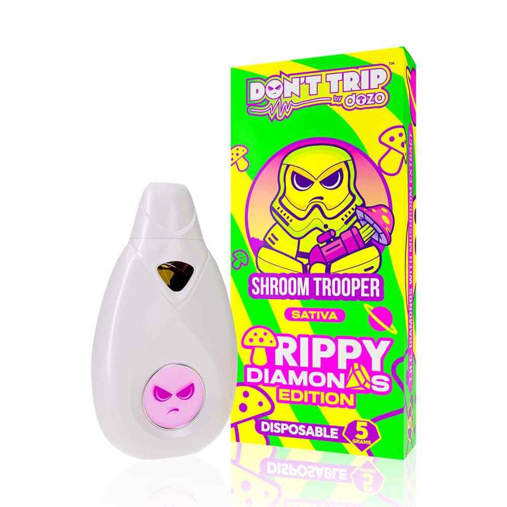 DOZO DONT TRIP MUSHROOM EXTRACT + THC TRIPPY DIAMONDS DELTA VAPE - 5G - SVAB