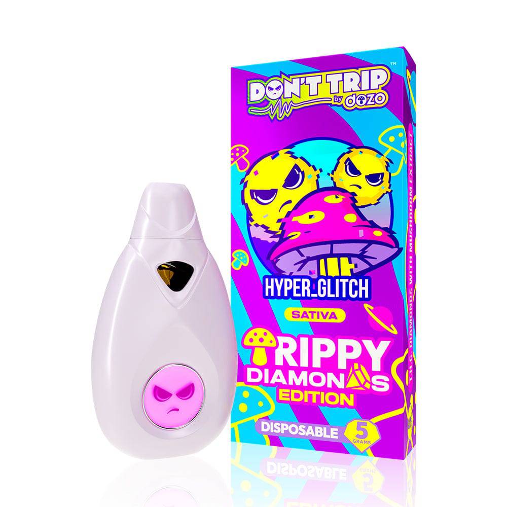 DOZO DONT TRIP MUSHROOM EXTRACT + THC TRIPPY DIAMONDS DELTA VAPE - 5G - SVAB