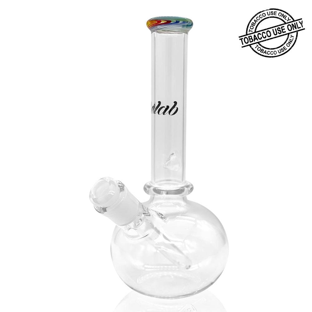 iDAB™ BUBBLE BOTTOM BEAKER WATERPIPE 9.5" - Colored Lip - SVAB