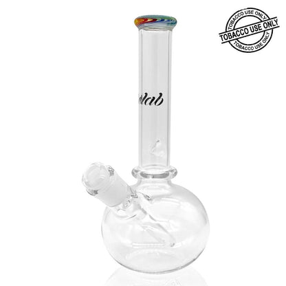 iDAB™ BUBBLE BOTTOM BEAKER WATERPIPE 9.5" - Colored Lip - SVAB