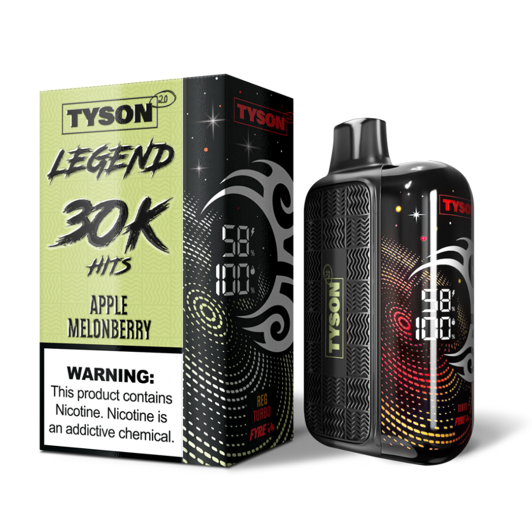 TYSON 2.0 LEGEND DISPOSABLE VAPE - 30000 PUFFS