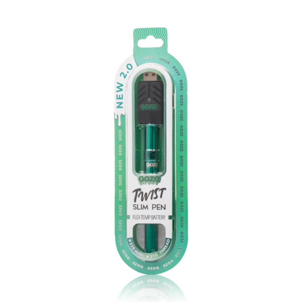 OOZE SLIM TWIST PEN 2.0 FLEX TEMP VAPORIZER - 510 BATTERY - SVAB