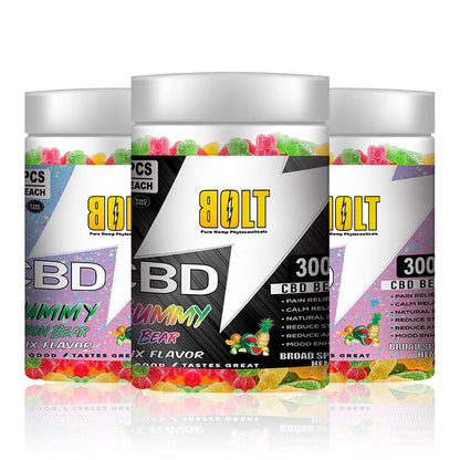BOLT CBD Gummy Bears – 3000mg 120 Count - SVAB
