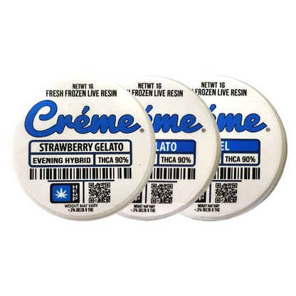 CREME THC-A FRESH FROZEN LIVE RESIN DAB - 1G - SVAB
