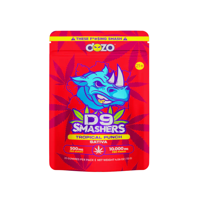 DOZO D9 SMASHERS GUMMIES - 10000MG - SVAB