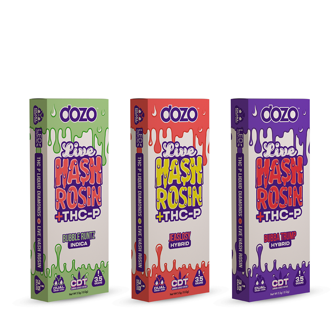 DOZO Live Hash Rosin THC-P Disposable Vape 3.5G