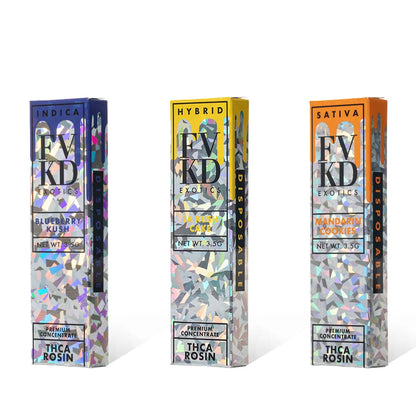FVKD EXOTICS ROSIN THC-A DELTA VAPE - 3500MG