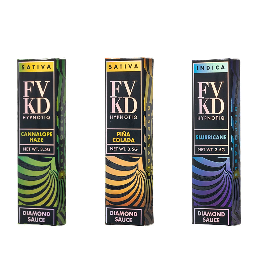 FVKD HYPNOTIQ DIAMOND SAUCE THC-A DELTA VAPE - 3500MG