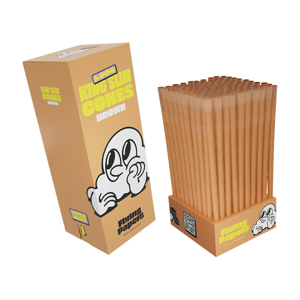 FLYING PAPERS KING SLIM CONES BULK BOX - 1000 COUNT - SVAB