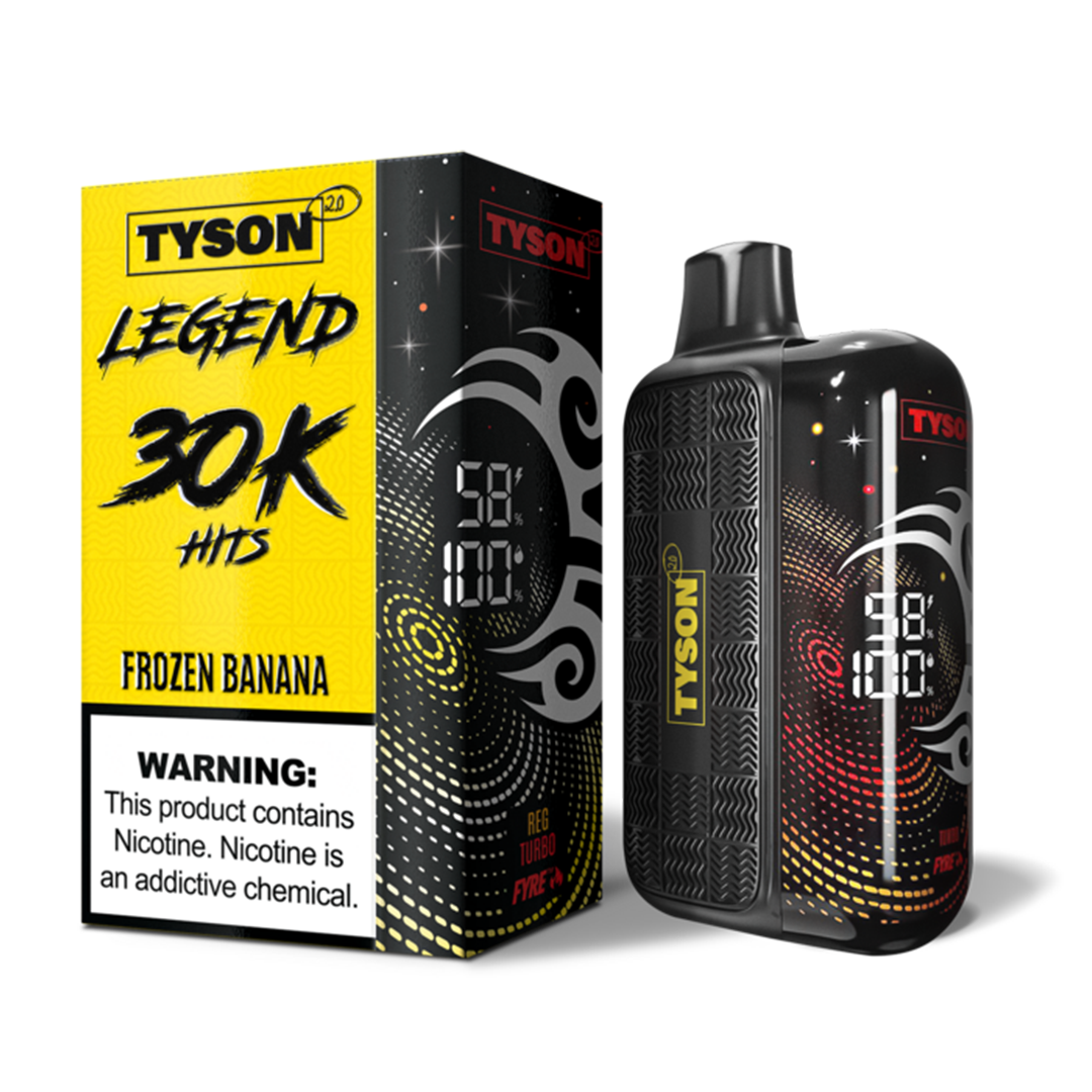 TYSON 2.0 LEGEND DISPOSABLE VAPE - 30000 PUFFS