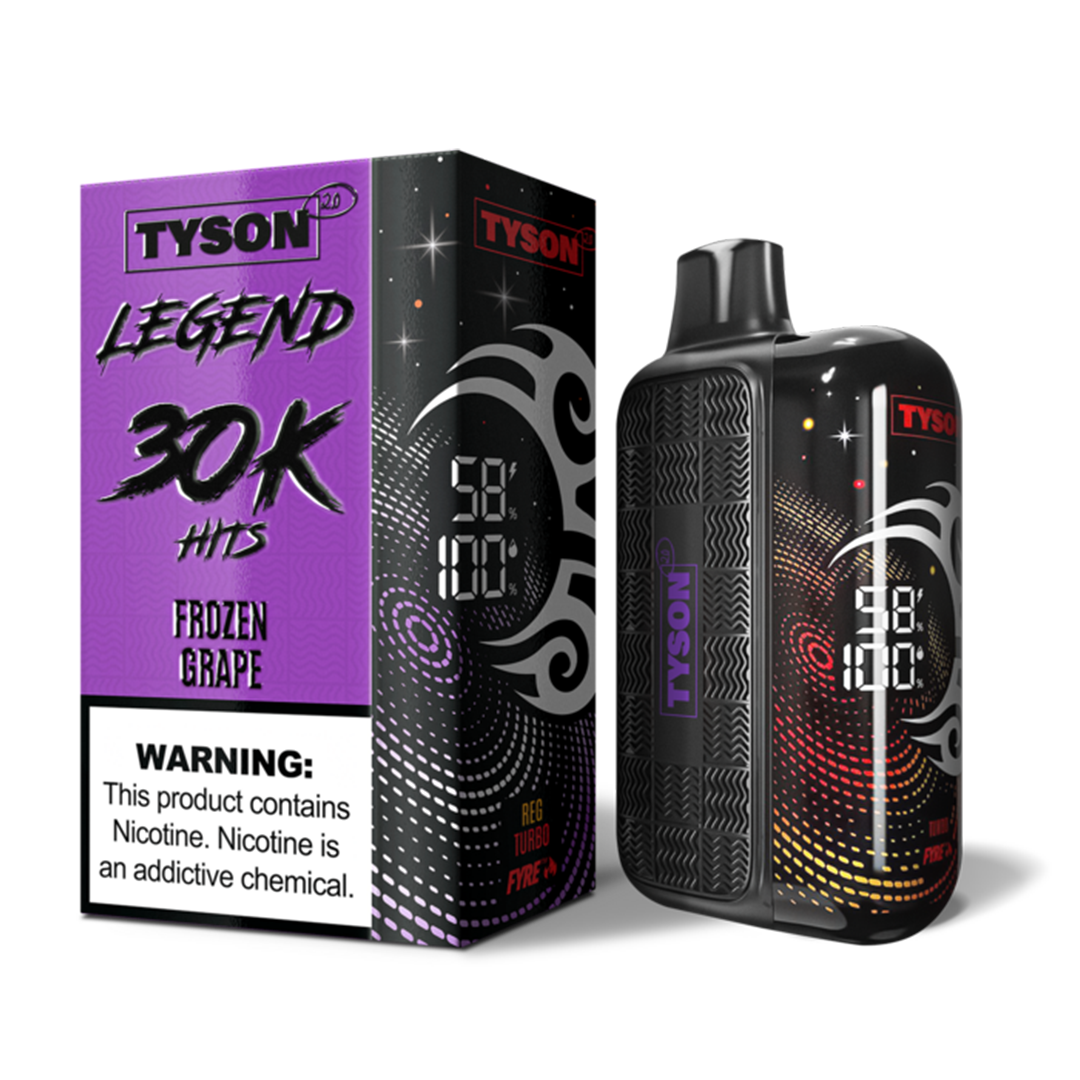 TYSON 2.0 LEGEND DISPOSABLE VAPE - 30000 PUFFS