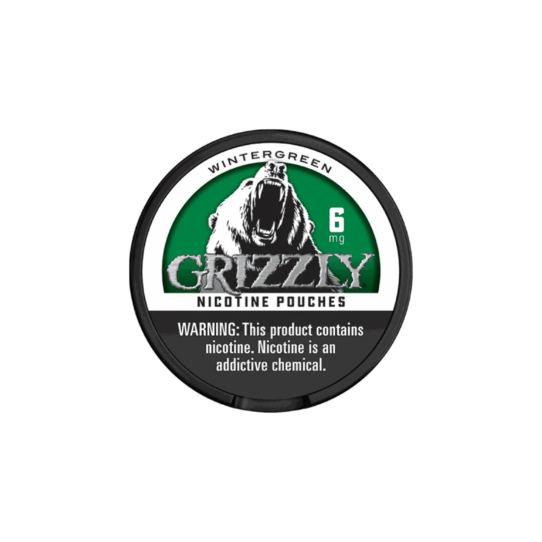GRIZZLY NICOTINE POUCHES - 6MG