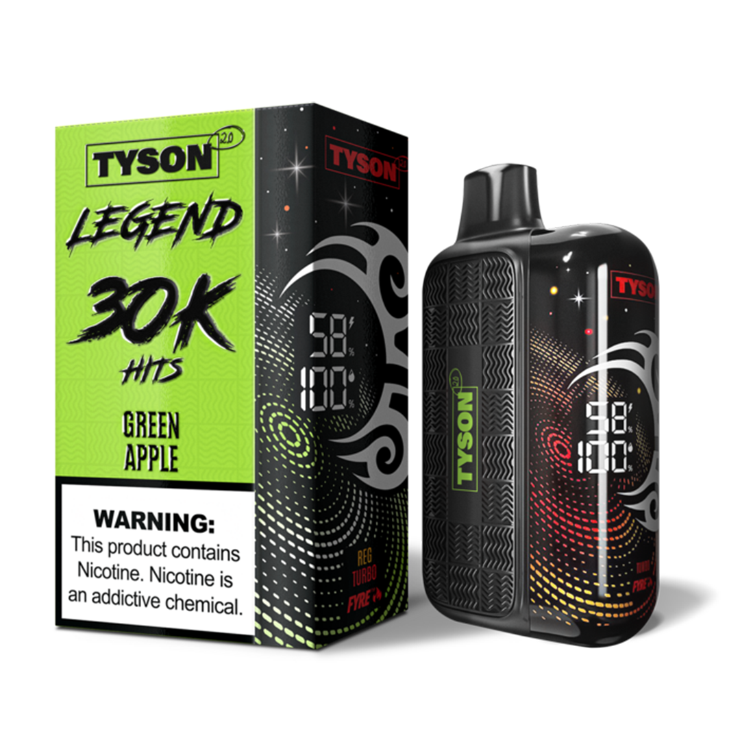 TYSON 2.0 LEGEND DISPOSABLE VAPE - 30000 PUFFS
