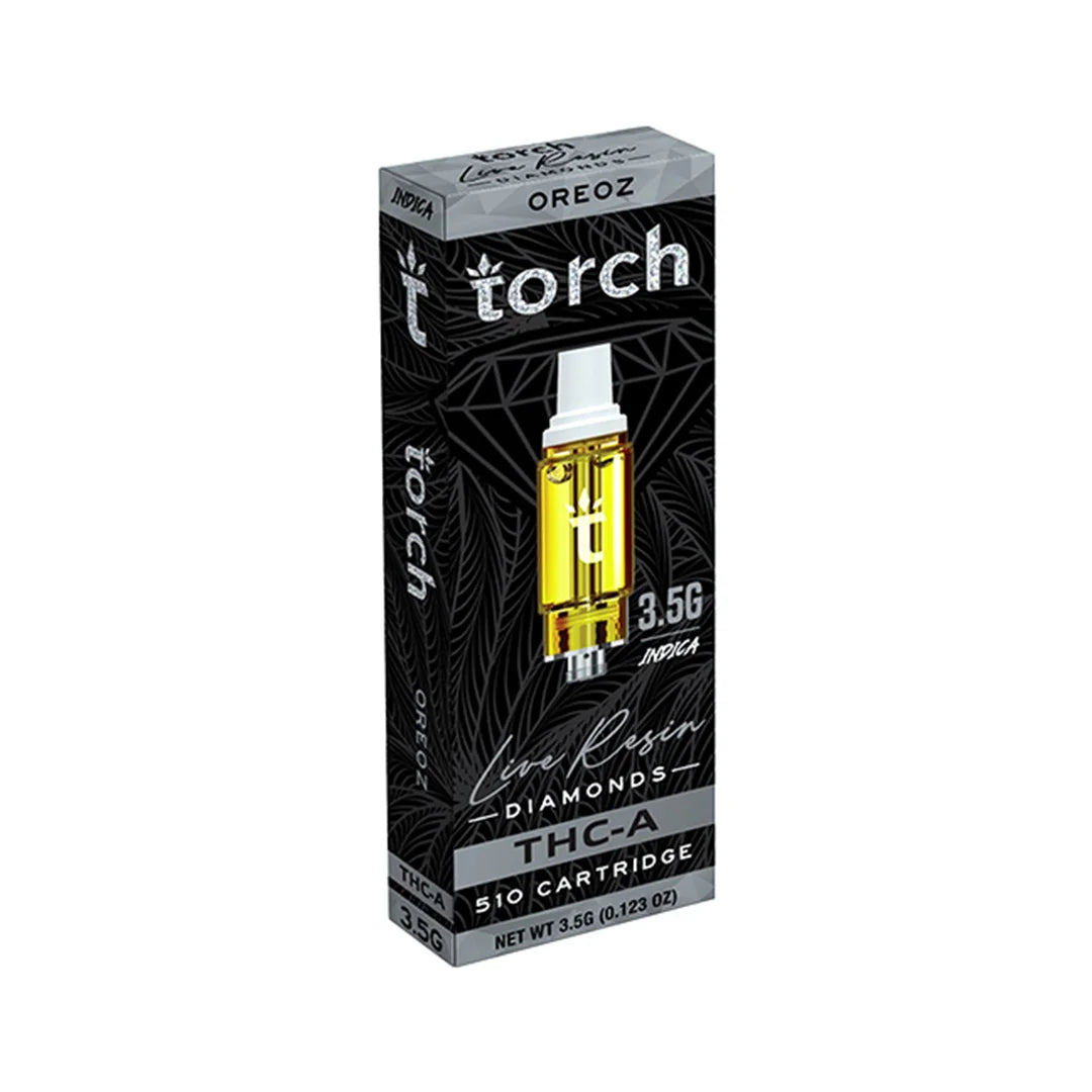 TORCH LIVE RESIN DIAMOND THC-A DELTA CARTIDGE - 3500MG