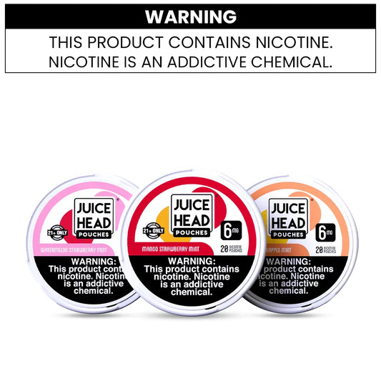JUICE HEAD NICOTINE POUCHES - 6MG