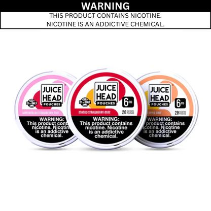 JUICE HEAD NICOTINE POUCHES - 6MG
