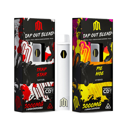 MODUS TAP OUT BLEND LIQUID DIAMOND D8+D11+THC-B/X CDT DISPOASBLE VAPE -  3G - SVAB