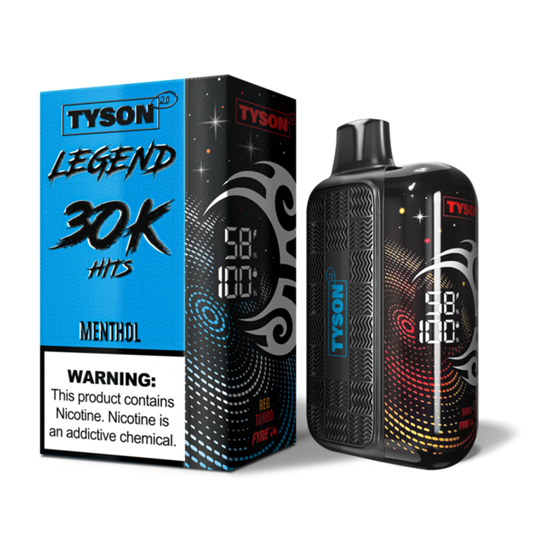 TYSON 2.0 LEGEND DISPOSABLE VAPE - 30000 PUFFS