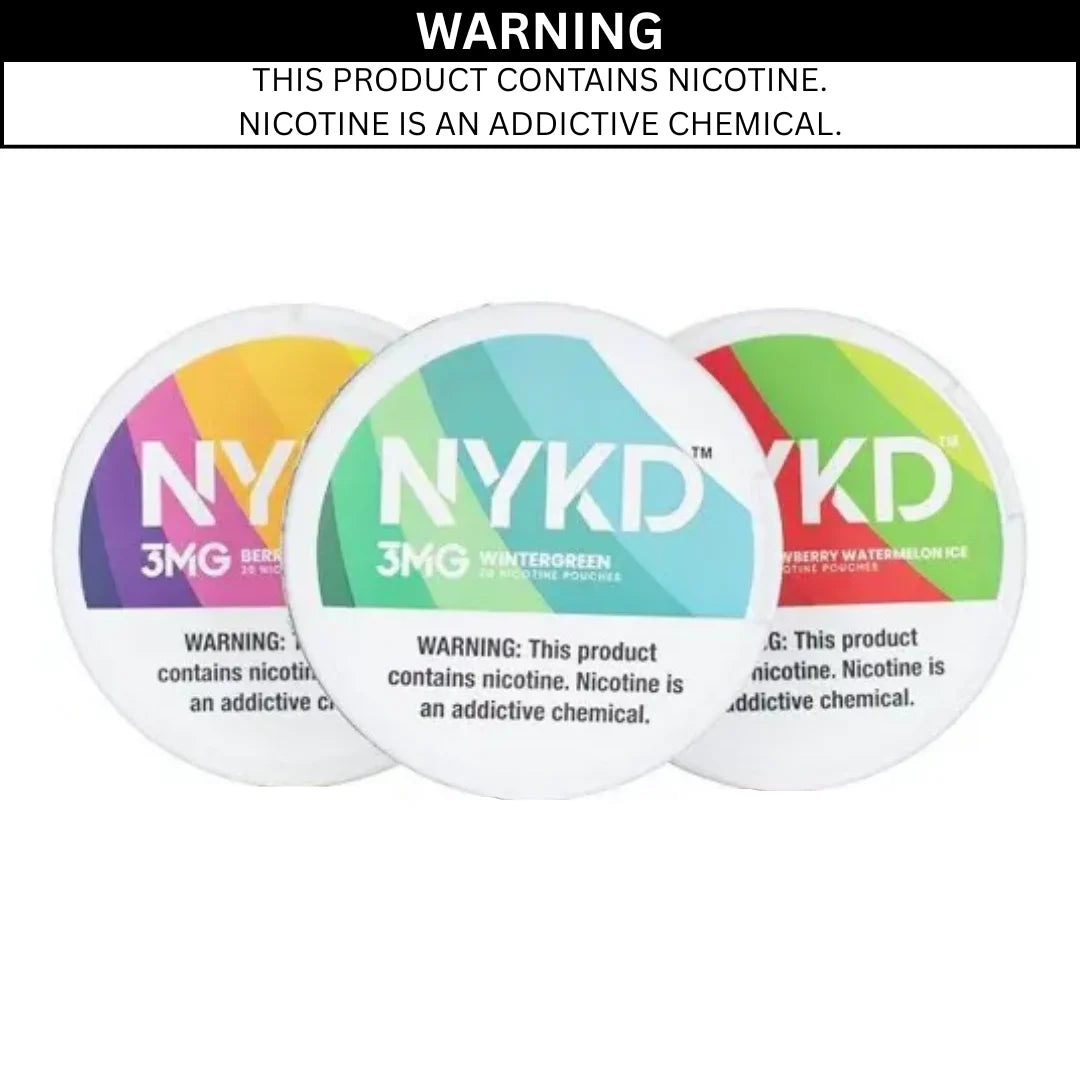 NYKD NICOTINE POUCHES - 3MG
