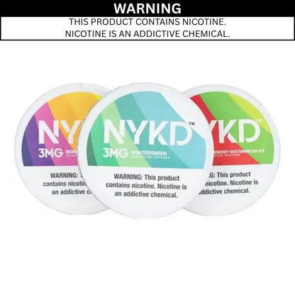 NYKD NICOTINE POUCHES - 3MG
