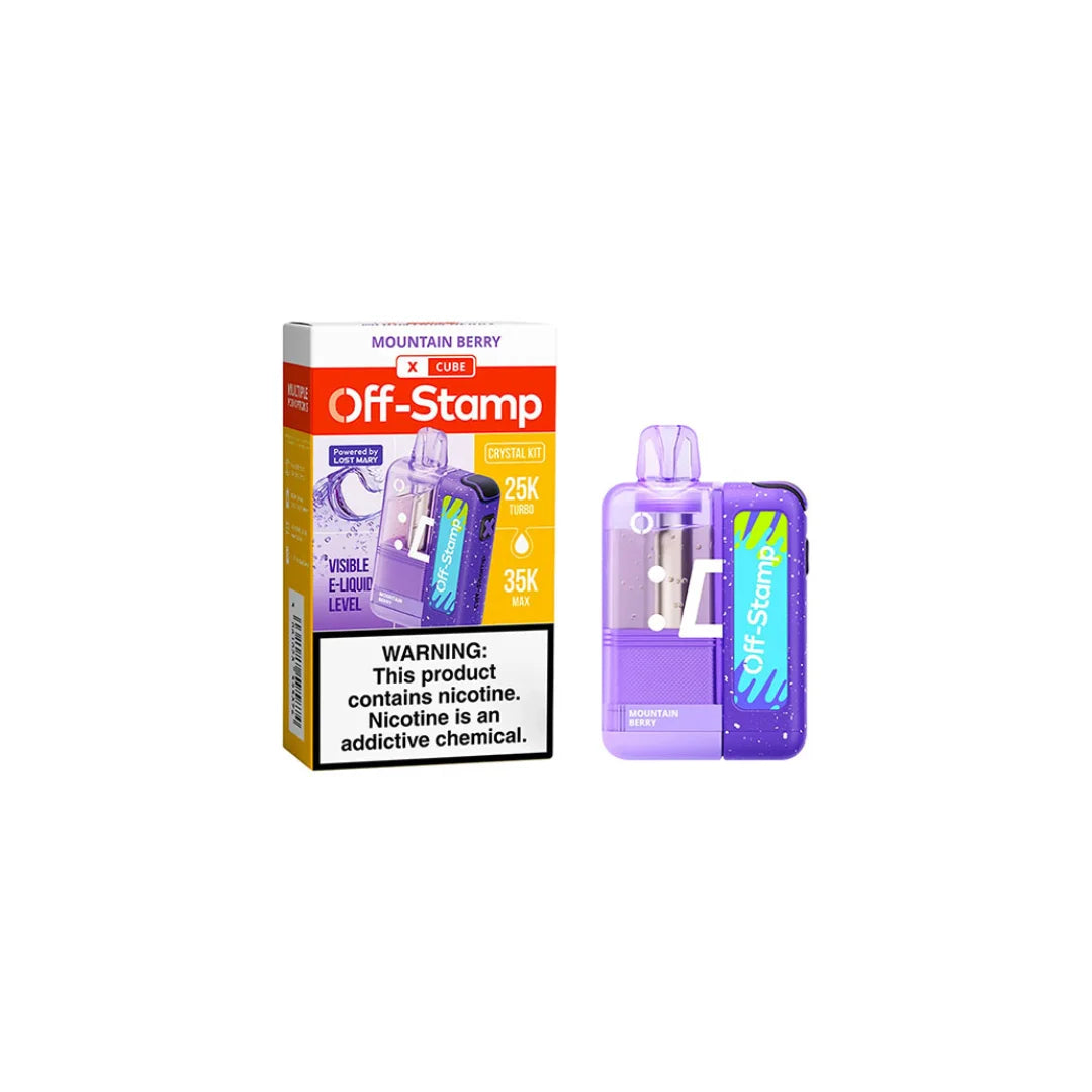 OFF-STAMP X-CUBE CRYSTAL 35K DISPOSABLE VAPE KIT