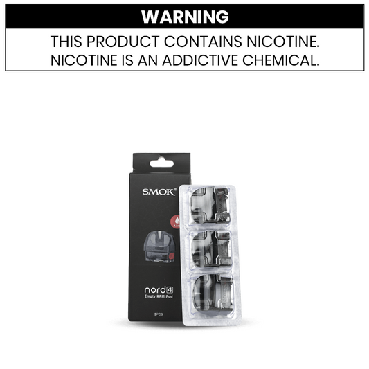 SMOK Nord 4 Replacement Pods - Pack of 3