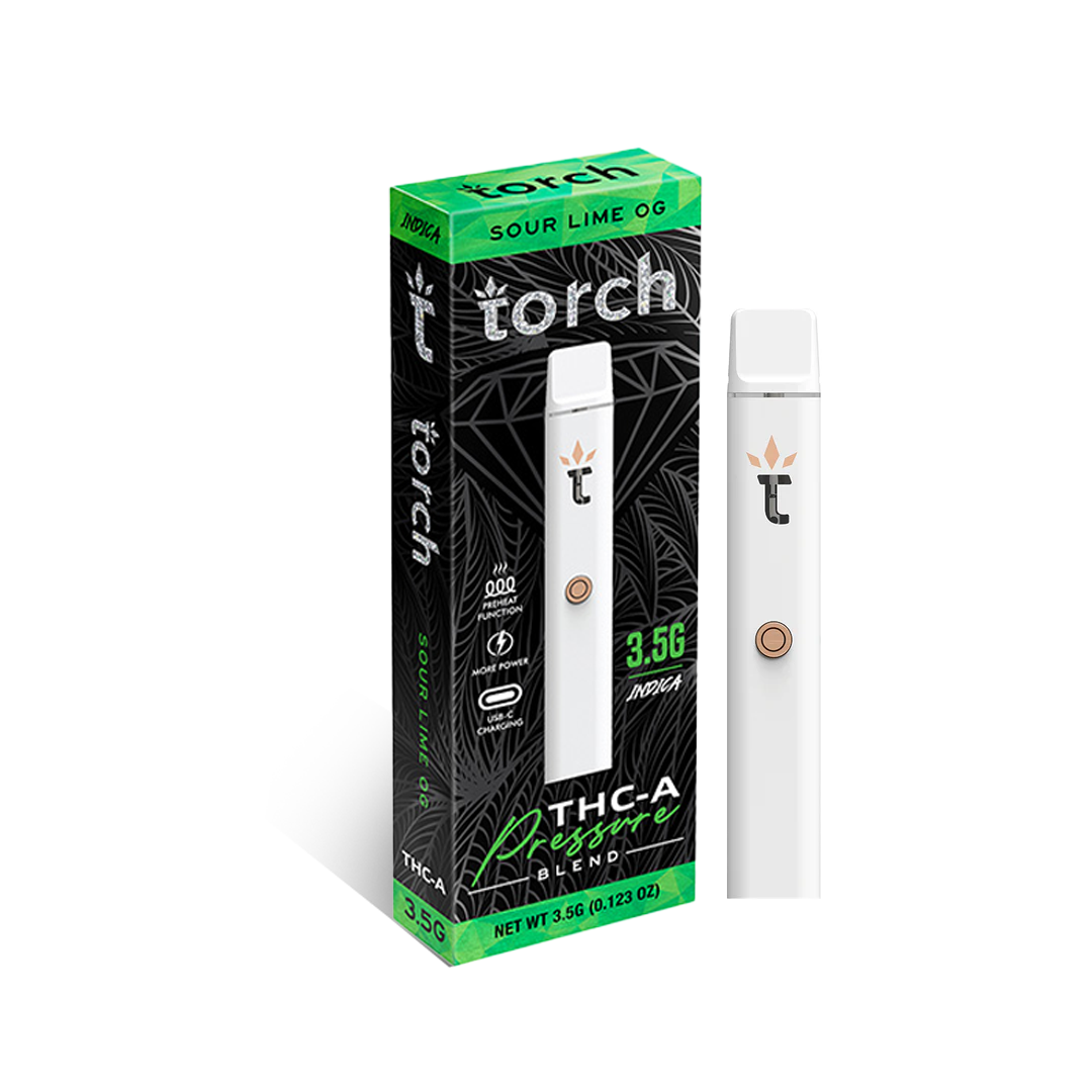 TORCH PRESSURE BLEND THC-A DELTA VAPE - 3500MG