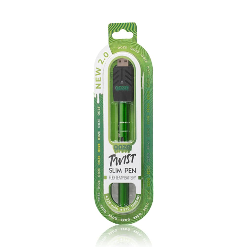 OOZE SLIM TWIST PEN 2.0 FLEX TEMP VAPORIZER - 510 BATTERY - SVAB