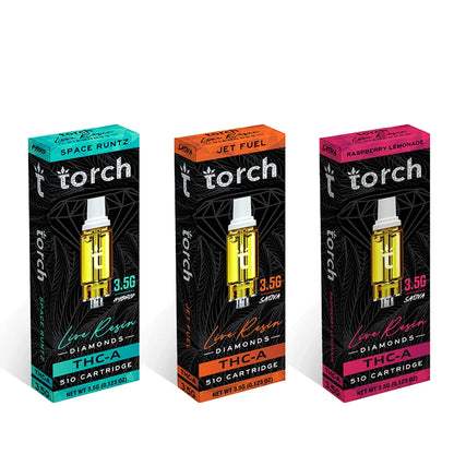 TORCH LIVE RESIN DIAMOND THC-A DELTA CARTIDGE - 3500MG