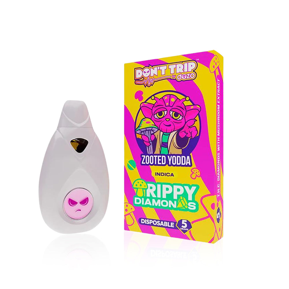 DOZO DONT TRIP MUSHROOM EXTRACT + THC TRIPPY DIAMONDS DELTA VAPE - 5G - SVAB