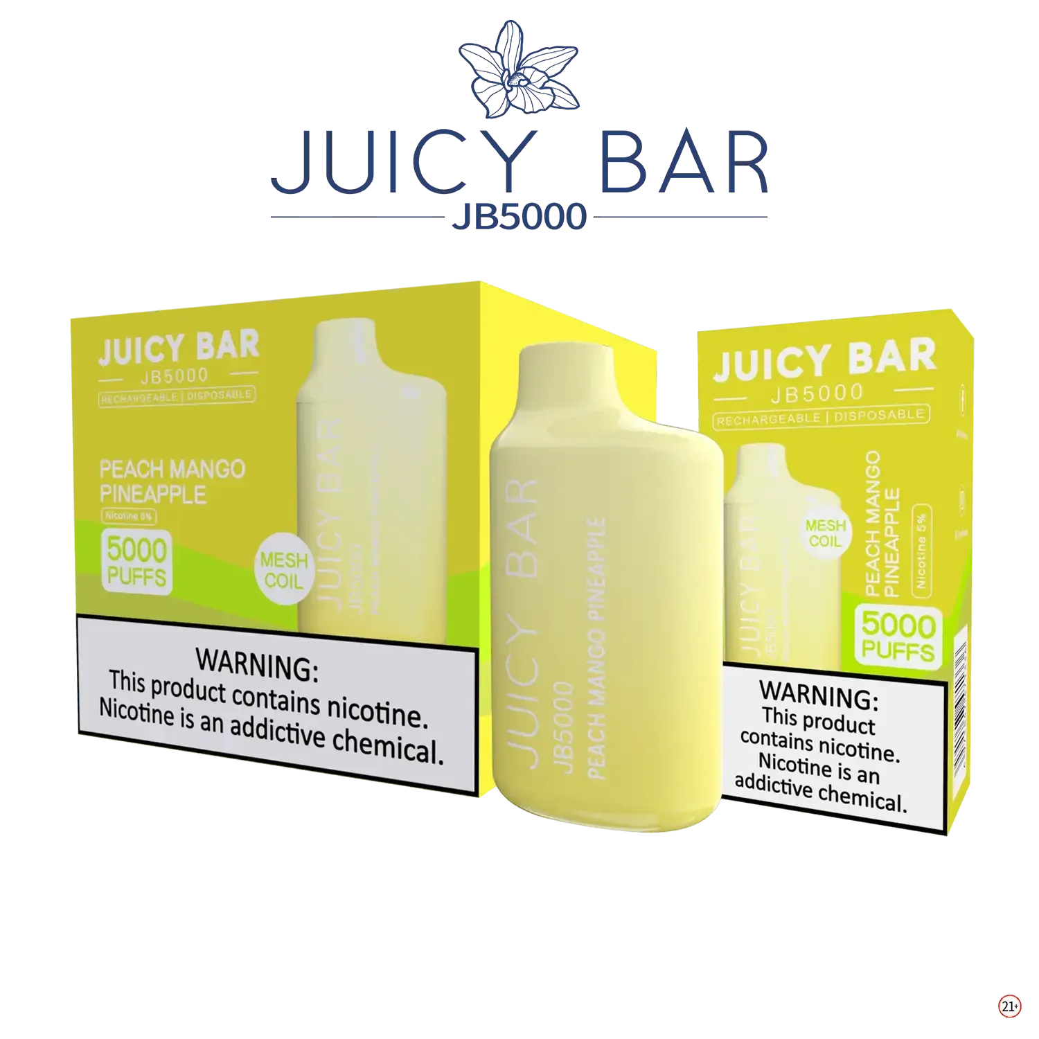 JUICY BAR JB5000 DISPOSABLE VAPE - 5000 PUFFS - SVAB