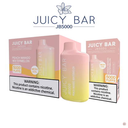 JUICY BAR JB5000 DISPOSABLE VAPE - 5000 PUFFS - SVAB