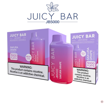 JUICY BAR JB5000 DISPOSABLE VAPE - 5000 PUFFS - SVAB