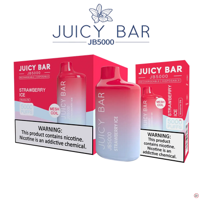 JUICY BAR JB5000 DISPOSABLE VAPE - 5000 PUFFS - SVAB